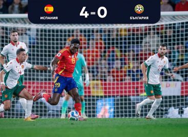 Автогол и дузпа оформиха тежкото 4:0 за Испания над България